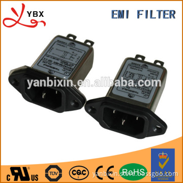 IEC 320 ac socket EMI EMC filter 10A 220V